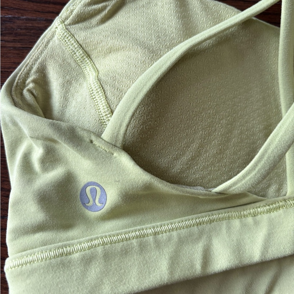 Lululemon Free To Be Serene Sports Bra In Clear Mint View 5